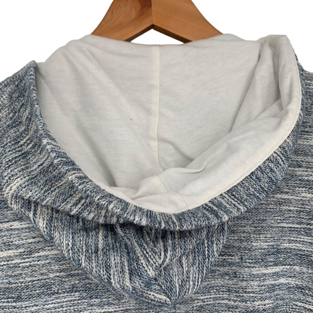 Anthropologie Saturday Sunday S Gray Jacket Hooded Zipper Accent Pockets Comfy - Picture 8 of 12